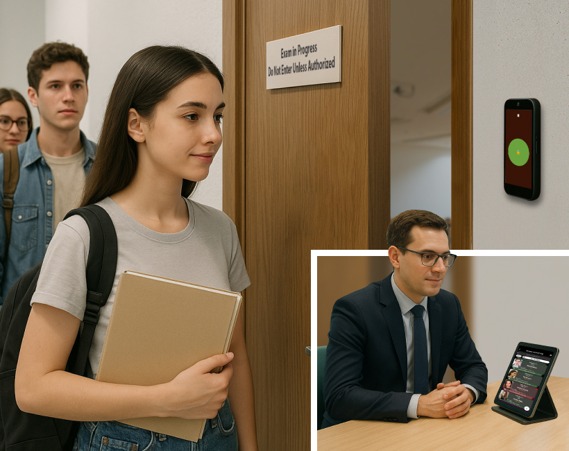 Student Identity Verification for Exam Access